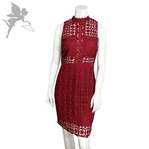 ASTR THE LABEL Lace illusion dress